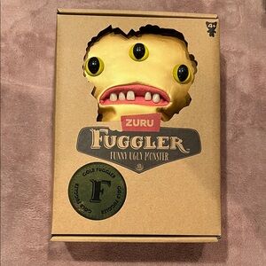 Zuru Fuggler Funny Ugly Monster Toy- Gold Fuggler - Reeko All Over Gold